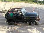 Silver Lake Sand Dunes Jeep Stuck
