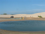 Silver Lake Sand Dunes water hole